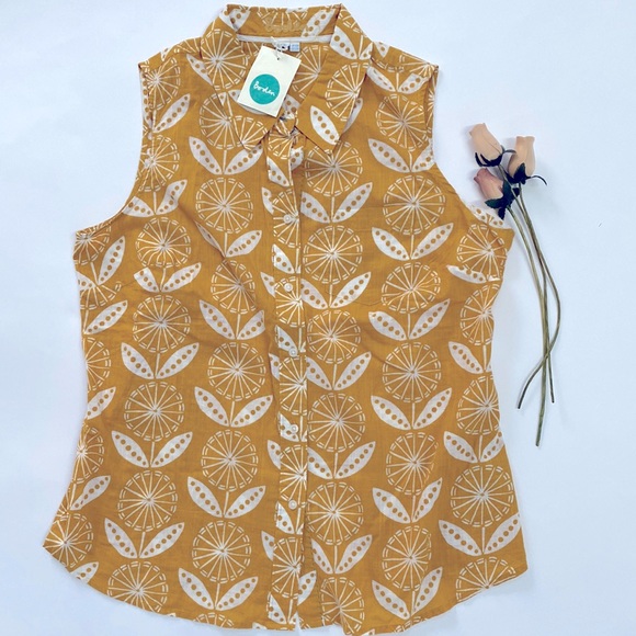 Boden Tops - Vintage Boden sleeveless button down